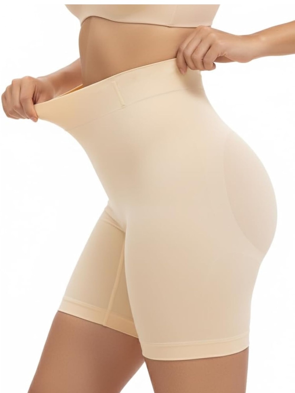 Tummy Control High-Waist Seamless Shape wear Shaping Shorts  (S/M)